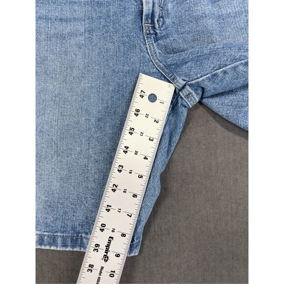 Wrangler Carpenter Shorts Men 36 Light Blue Denim Y2K Workwear Skater‎ Style - Picture 4 of 11